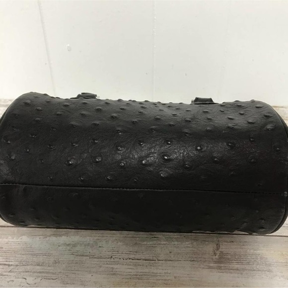 BROWNS COUTURE OSTRICH LEATHER BLACK SMALL BAG - Picture 3 of 7